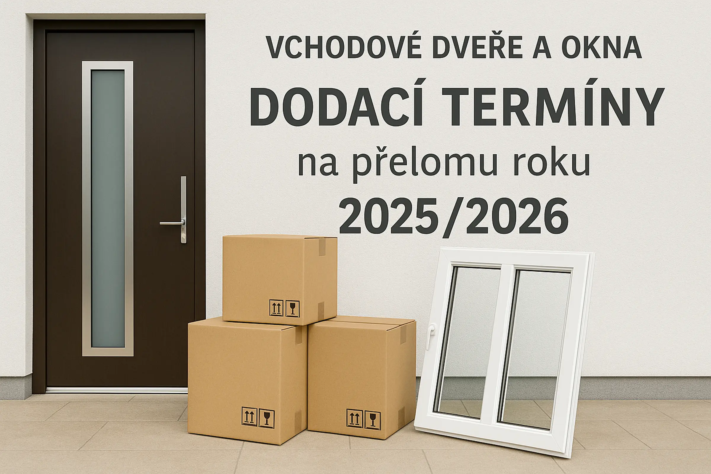 Dodací termíny na přelomu roku 2025/2026