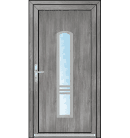 Plastové vchodové dveře INOX – na míru, standartní termín výroby - Vchodové plastové dveře INOX 1424 – standartní termín výroby - 236280180